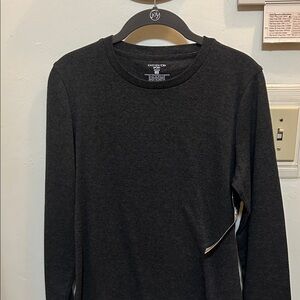 Jones of New York sport Charcoal Long Sleeve Top